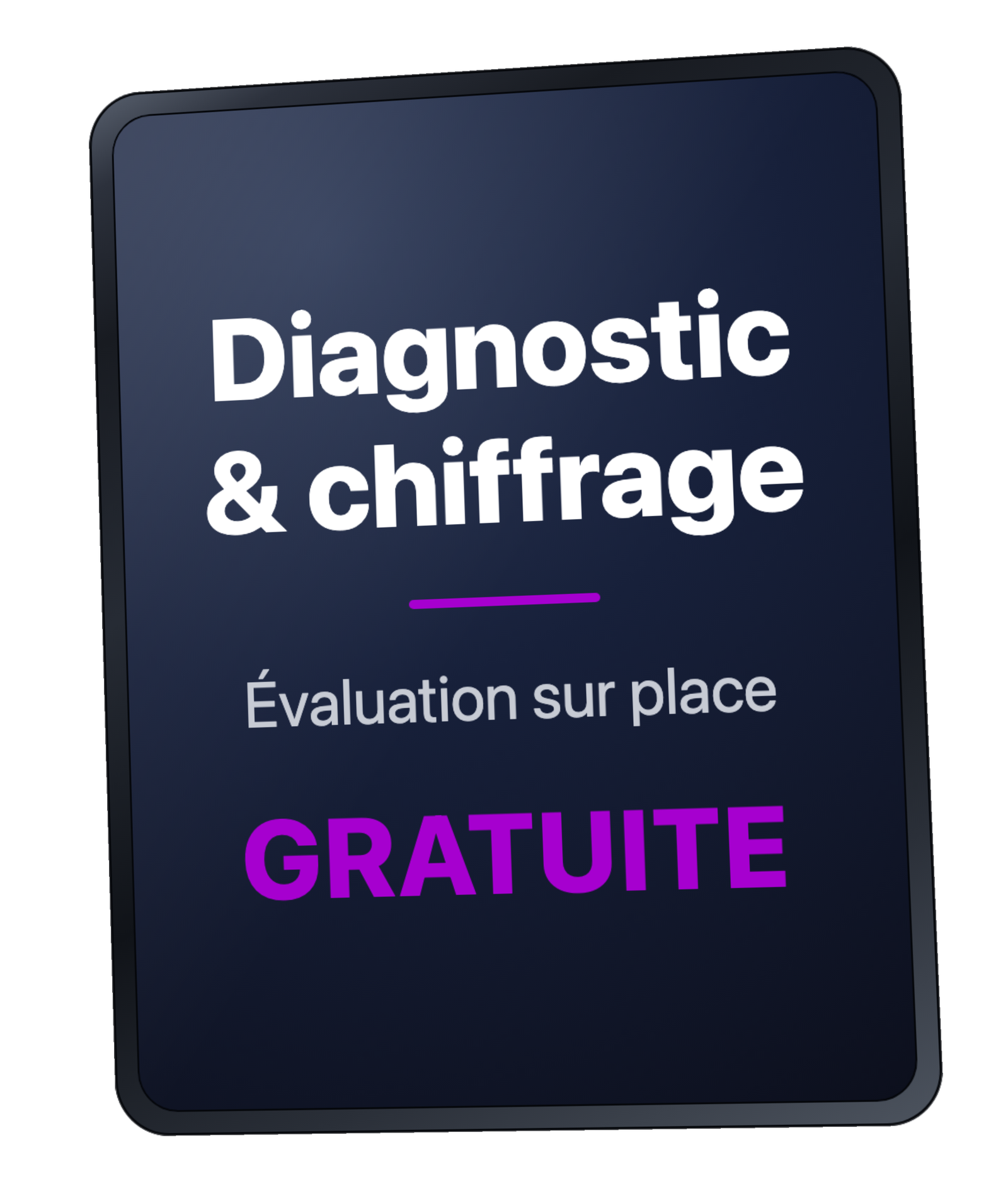 Visite &amp; devis pour l'AG